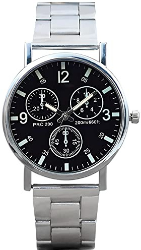 Retoo Herren Uhr Edelstahl - Armbanduhr Analog, Quarzuhr mit Edelstahlarmband, Klassische Business Uhr für Männer, Klassische Elegantes Geschenk fur Herren Damen, Silber, Elegantes Design, Silber