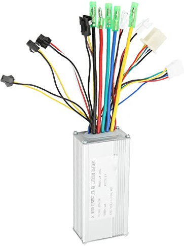 BuyWeek Elektrofahrrad Brushless Motor Controller, 36V 48V 500W E Bike Rechteckwellen Controller mit Lampendraht, Elektrofahrräder Zubehör