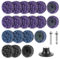 DMJJSD® Lot de 19 disques abrasifs CSD de 2 pour le nettoyage grossier - Pour le traitement de surface, le polissage, l'élimination de la rouille, les soudures à distance (50 m)