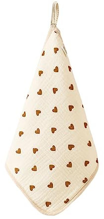 Baby-Waschlappen mit 4-lagigem für Neugeborene, weiche Baby-Waschlappen für Jungen und Mädchen, Baumwoll-Gesichtshandtücher für Neugeborene, 25,4 x 25,4 cm