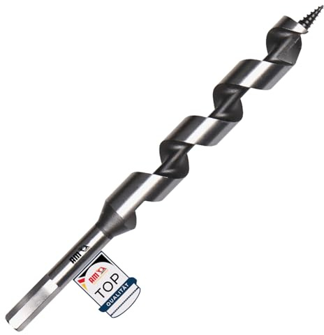 AM-Zerspanungstechnik Schlangenbohrer in Größen Ø6-40mm | Holzbohrer lang | Lewis Spiralbohrer (230 mm, 16 mm)