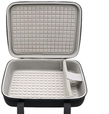 PureBowlic Étui de rangement portable en EVA pour projecteur XGIMI Z9X 4K, sac à main rigide absorbant les chocs avec séparateur réglable, sac de transport compact pour accessoires, noir