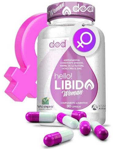 Multivitaminas Mujer con Ashwagandha Ksm-66 Ayuda Aumentar el Deseo, Combate la Menopausia con Vitaminas para Mujer+ probioticos mujer flora intima- DOD Essentials