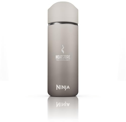Ninja 400 ml Sip Perfect Hot Drinks Travel Flask, Made BPA-Free, Dishwasher Safe, Insulated Bottle, Stone, DW1603EUUKST