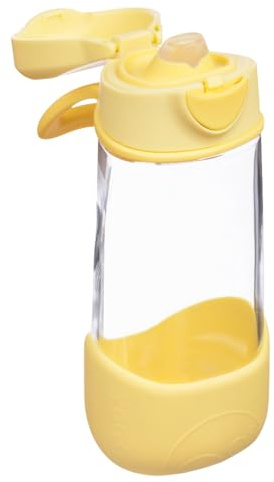 b.box Sport Spout Drink & Water Bottle | Easy Grip Bottle and Leakproof Lid | Cool Modern Child Friendly Design, Tilt and Sip | 450ml/15