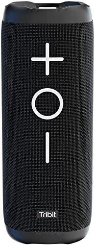 Tribit StormBox Bluetooth Lautsprecher, 24W Tragbarer Lautsprecher mit 360° Surround-Sound, Erweiterter XBass, Dual-Stereo-Lautsprecher, IPX7 wasserdicht, 20h Wiedergabe