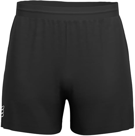 COMPRESSPORT Short Course à Pied Homme | Tissu Ultra-léger, Respirant et ajusté - | avec Slip intégré & Poche à clé - Parfait pour l’entraînement et la Course - Taille L