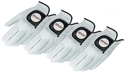 Kirkland Signature Golf Gloves Premium Cabretta Leather, Large (4 Count)