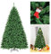 COSTWAY 270 cm Künstlicher Weihnachtsbaum, Tannenbaum mit Metallständer, Kunstbaum Weihnachten, PVC Christbaum für Zuhause, Büro, Geschäfte und Hotels, Grün