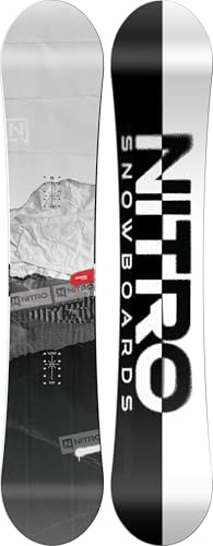 Nitro Snowboards Prime RAW Board '24, Allmountainboard, Directional, Flat-Out Rocker, All-Terrain, Mid-Wide