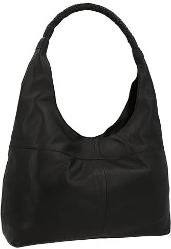 Gusti Leder Tasche Giulia – Echtleder Hobo Bag Damen - Hochwertige Handtasche Damen Leder mit geflochtenem Henkel für Freizeit & Business