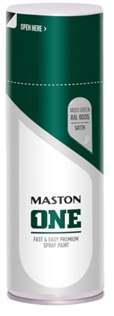 Maston Spray Paint ONE - Satin Moss Green RAL6005 400ml