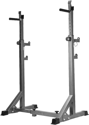 Panca professionale per squat e allenamento della forza, per sport domestici, squat, con bilanciere, panca a pressione libera per casa, palestra, regolabile