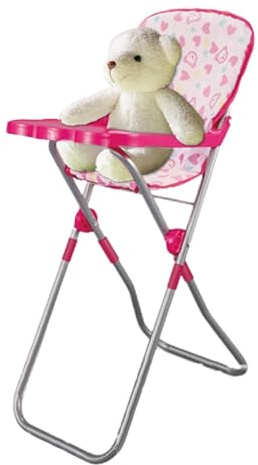 Baby Doll Nursery Role Playset - Stroller, Swing, Rocking Chair, Bed, High Chair