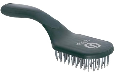 Imperial Riding IRH Boomerang Horse Mane and Tail Brush (One Size) (Forest Green)