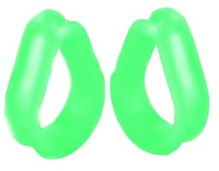 Whoiy silikon 2 st örontunnel flesh plugg lysande 6–30 mm dubbla utsvängda flexibla piercing öronproppar stretching kit för män kvinnor