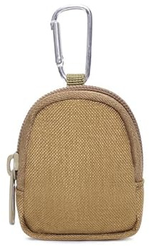 Purse Coin Purse Women Men Small Mini Backpack Keyring Portables | Mini Bags Key Chains Handbag Charms (Brown)