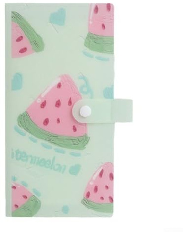 Livre de rangement pour cartes de visite avec fermeture à bouton, peut contenir 240 cartes, matériau PP protège les cartes de l'humidité et de la poussière (C)