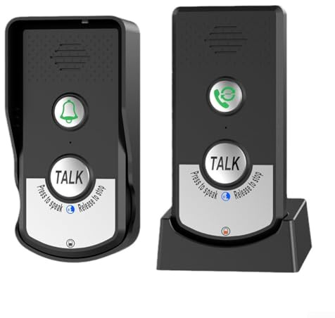 Sistemi di citofono per la casa, citofono vocale wireless a 2 vie, intercomunicador impermeabile con batteria ricaricabile da 2000 mAh di portata di 1 km
