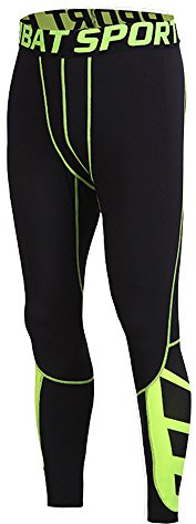 FELiCON Pantaloni Sportivi da Uomo a Compressione, Traspiranti, per Allenamento da Corsa, con Strato di Base Fresco e Asciutto, Pantaloni da Allenamento per Tutte Le Stagioni