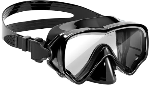 COOLOO Taucherbrille Kinder, Schwimmbrille Kinder 4-16 Jahre, Schnorchelmaske für Jungen Mädchen Jugendliche, Tauchmaske mit Nasenabdeckung 180° Panorama HD Anti Nebel Anti-Leck