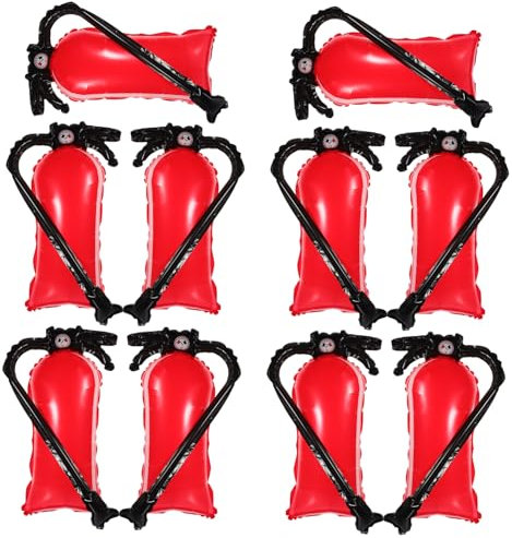 OATIPHO Feuerlöscher-ballons für 10 Aufgeblasene Feuerlöscher-form-ballons Dekorationen Zum Thema Feuerwehr