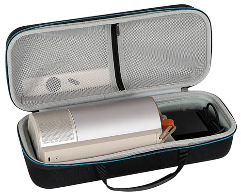 Étui de protection pour projecteur laser XGIMI MoGo 4/MoGo 4, boîte de rangement en EVA durable avec doublure douce et poche pour accessoires, résistant aux chocs et à la poussière, peut contenir 4