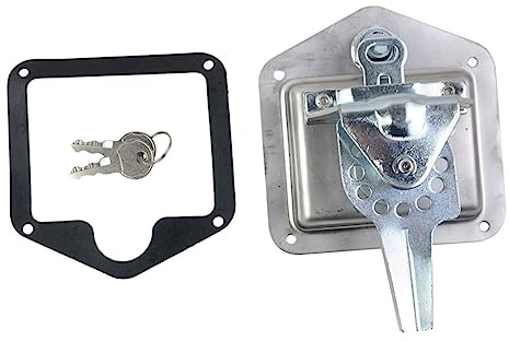 WOONEKY Cerradura T Handle Inoxidable para Rv y Trailers con Llaves Función Antirrobo para Camiones de Servicio y Cajas de Herramientas