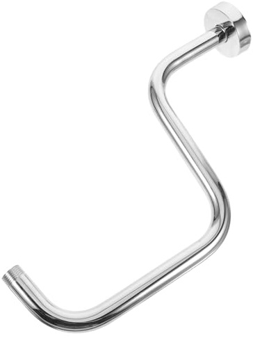 ELAYARD Brazo de Ducha de Acero Inoxidable Duradero con Acabado Cepillado Resistente Instalación Empotrada para Baño Soporte Pared para Rociador Accesorio Compacto y Fácil de Limpiar