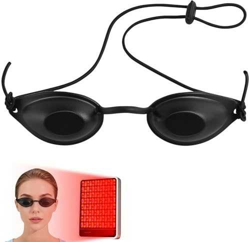 Cossaot Lunettes Bronzage, Lunette de Solarium, Lunettes Protection UV, Lunette Protection PVC, pour Solarium/Luminothérapie - Usage Clinique de Beauté & Maison