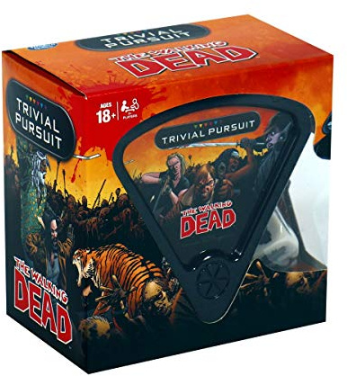 Winning Moves The Walking Dead Trivial Pursuit Game, 600 questions on characters and events of the comic book series, How well do you know Rick, Daryl, Carl and Michonne, 18 plus ideal for Halloween