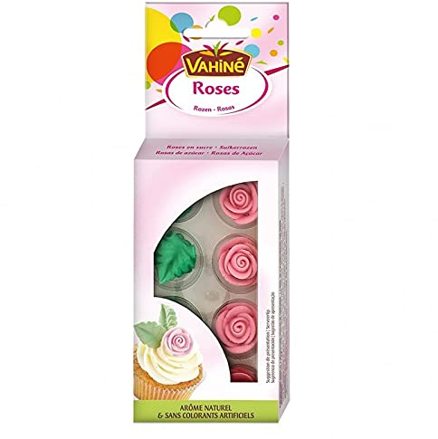 Vahiné Roses en Sucre Arôme Naturel & Sans Colorants Artificiels (lot de