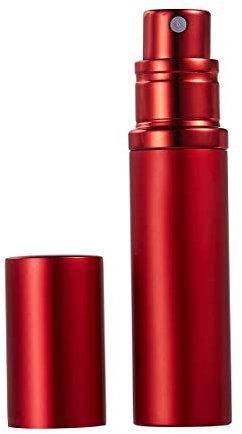 AsaNana Perfume Atomiser, Refillable & Travel Size Perfume Bottle, Leaking Proof,Bottom Pump without Funnel, Luxurious Small women and men, 5ml (Cla.-Red)