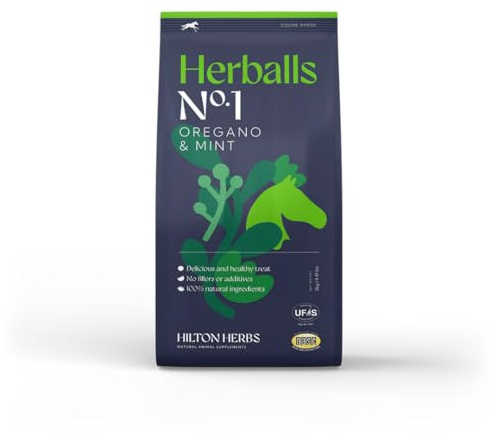 Hilton Herbs Herballs 100% Natural Treats � No Sugar, Molasses-Free, Healthy Horse Snacks