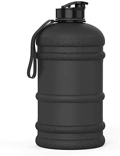 Botella De Agua De 2,2 Litros - Botella De Agua Fitness Ahora Con Tapa Fácil De Beber - Durable Y Extra Fuerte - Sin Bpa - Ideal Para Gimnasio, Dieta, Culturismo, Deportes Al Aire Libre, Senderismo Y