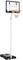 SPORTNOW Basketballkorb Basketballkorb mit Rädern Verstellbare Höhe 260-305 cm Tragbarer Basketballkorb mit PVC-Backboard und gepolsterter Outdoor-Basis 90x83x310-360 cm Weiß