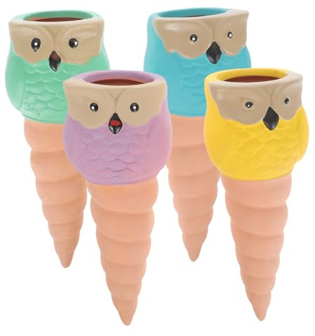 BESPORTBLE 4piezas Riego Por Goteo Lento Unidades De Dispositivos De Riego Automático Globos De Para Plantas Macetas Estacas De Para Plantas De Exterior Macetas