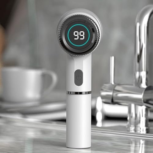 Générique Brosse de nettoyage électrique sans fil pour cuisine, salle de bain et autres, grande autonomie, moteur puissant, brosse de nettoyage électrique sans fil pour cuisine et maison