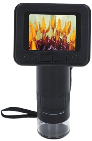 ERYUE Microscope Numérique Portable 1000X avec écran IPS de 2 Pouces, pour Enfants et Adultes, Connexion USB au PC, Vérification des Pièces Monnaie, Examen Bijoux