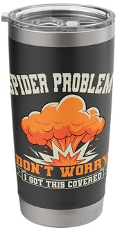Exterminator Pest Control Eradicator Spider Problem Stainless Steel Insulated Tumbler