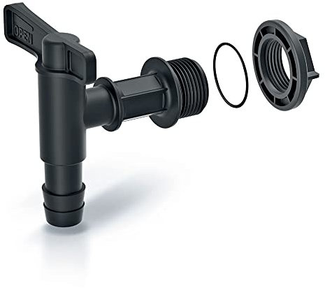 Zubehör für Wassertank – Wasserhahn CANTAP, Abmessungen (mm) 150 x 40 x 160, Farbe Schwarz
