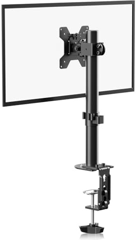 Monitor Halterung - Einzelne Vollverstellbare Monitorarmständerhalterung, Höhenverstellbar, Schreibtisch Monitorständer für 13-32 Zoll Bildschirm MD7401