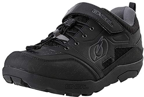O'NEAL | Scarpe da Mountain Bike | MTB Downhill Freeride | Vegan | Ottimo Grip, Suola SPD, Sistema di Allacciatura Rapida, Traspirante | Scarpa Traverse SPD | Adulto | Nero | Taglia 39