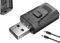 SHANFEILU USB Bluetooth 5.0 Adapter 4-in-1 Wireless Stereo Audio Transmitter Receiver Adapter with 3.5mm AUX for Car Aux PC TV Speaker Home Audio System