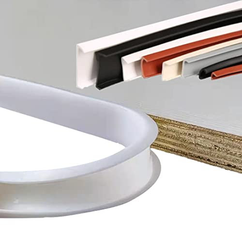 Kantenumleimer selbstklebend, Kantenschutz Baby, Eckenschutz Kantenschutz, U-Förmig TPE Kantenband für Schrankreparatur, Möbelrestaurierung und Renovierung (Grau,U20mm*3m)