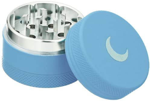 Brando Moon Small Manual Spice Kitchen Crusher – 1.5” Tea, Spice and Seeds Grinder with Cleaning Scraper, for Camping and Outdoor