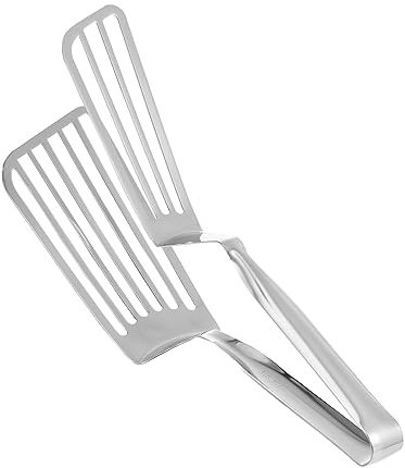 PHENOFICE Grillspachtel Aus Edelstahl Langer Griff Für Bequemes Servieren Zum Wenden Und Anheben Von Steaks Burgern Und Grillgerichten Leicht Zu Reinigen Und Langlebig