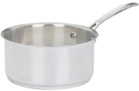 Cuisinart Saucepan w/Cover, Chef's-Classic Stainless Steel Cookware Collection, 3-Quart, 7193-20