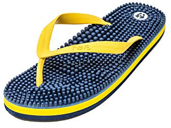 Revs Lights - Reflexology & Acupressure Massage Flip Flops | For Men & Women, Boost Health, Energy and Well-Being with Natural Drug-Free Therapy