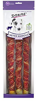 DOKAS - 1m Kaurolle mit Entenbrust 8er Pack (8 x 315g)